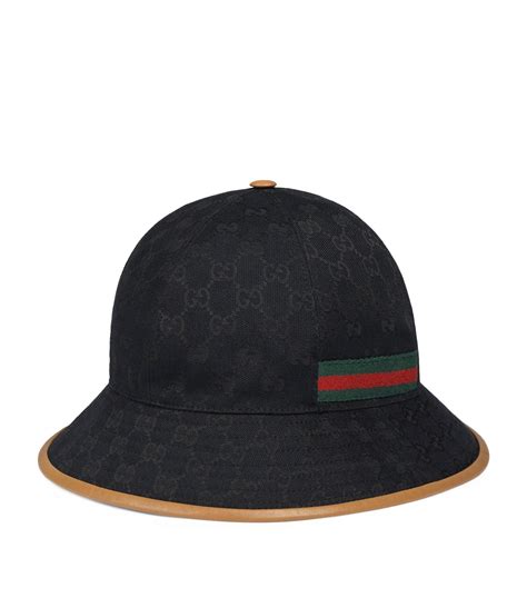 gucci black bucket hat|gorro bucket gucci.